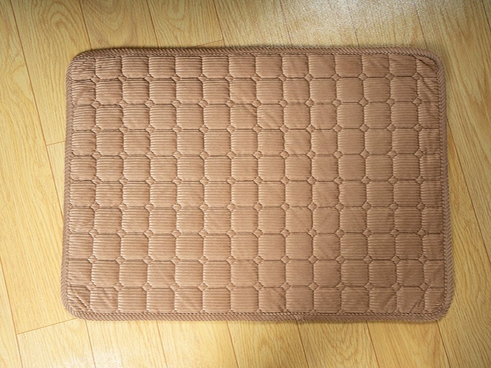 Extra Large Anti - Scratch Washable Corduroy Dog Mat - Pawradise Pointe