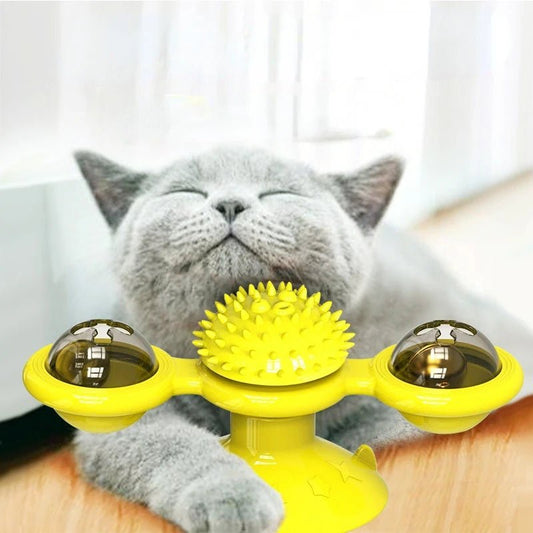 Interactive Cat Turntable Toy - Pawradise Pointe