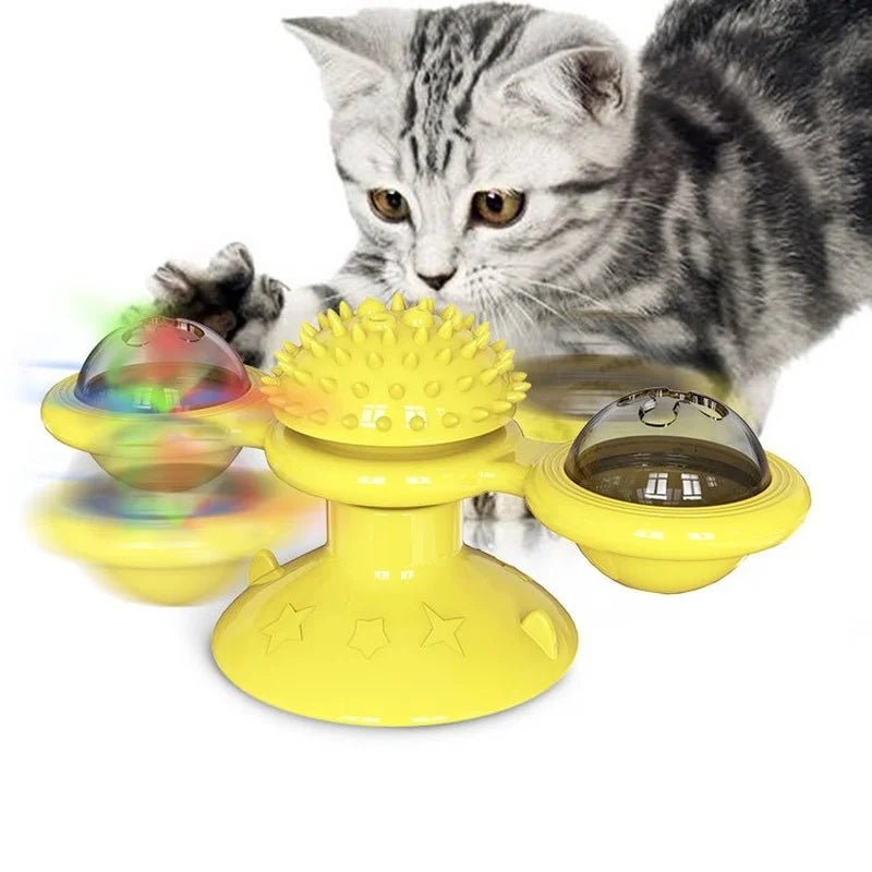 Interactive Cat Turntable Toy - Pawradise Pointe