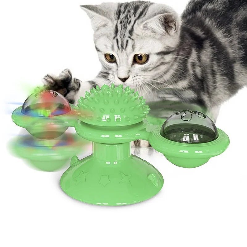 Interactive Cat Turntable Toy - Pawradise Pointe