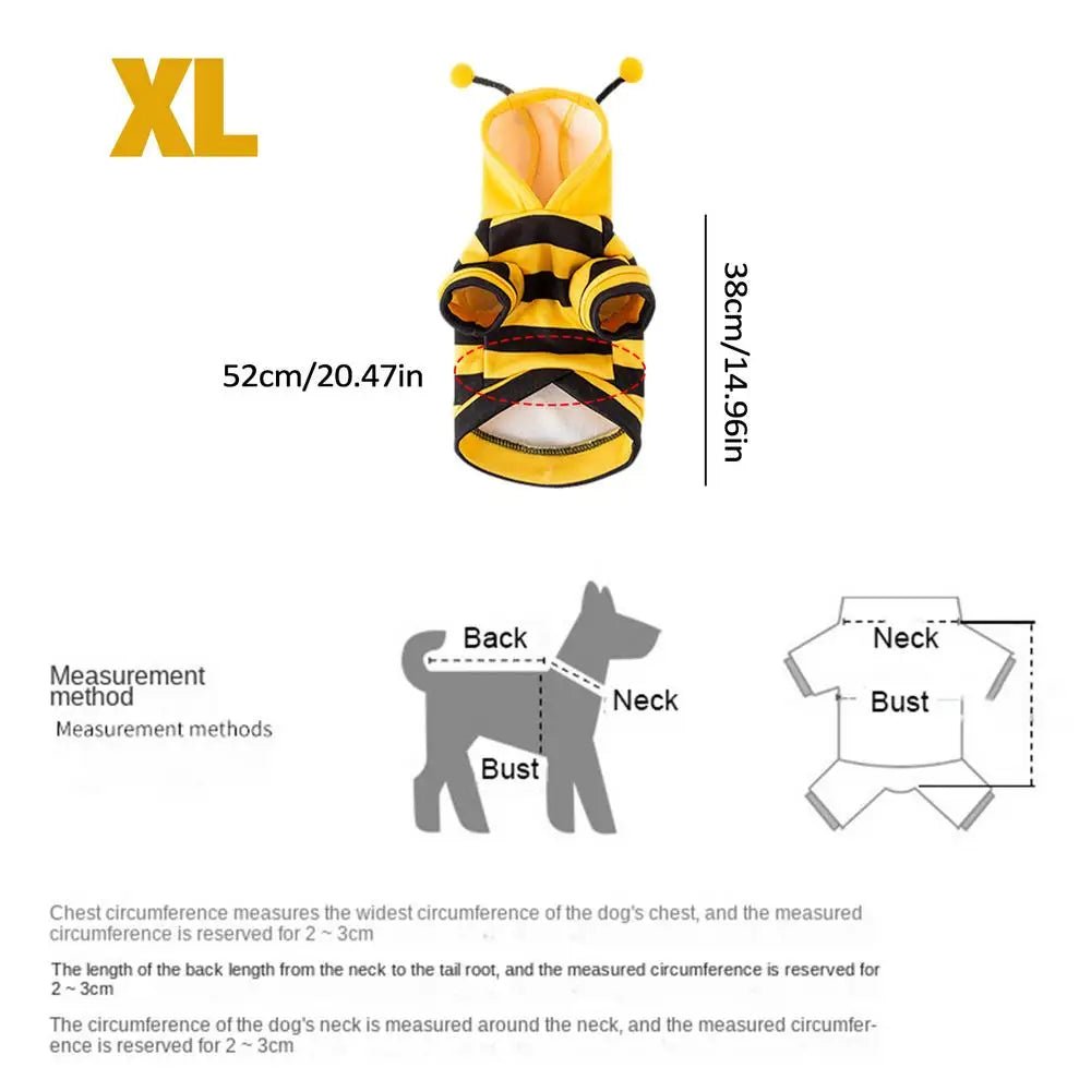 Pet Bee Costume - Pawradise Pointe