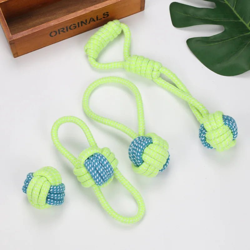 Twist & Tug Dog Rope Toy - Pawradise Pointe