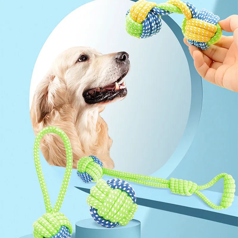 Twist & Tug Dog Rope Toy - Pawradise Pointe